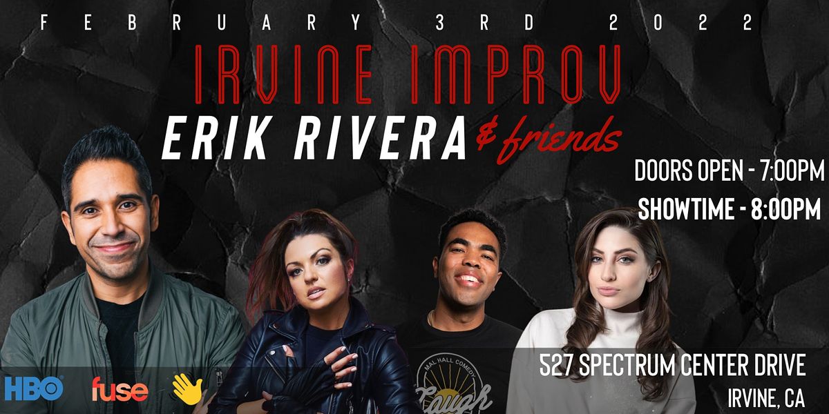 FREE VIP TICKETS - Irvine Improv - 02\/03 - Stand Up Comedy Show