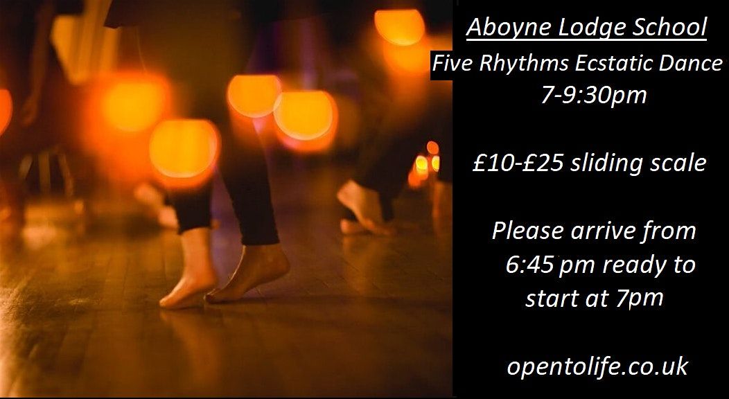 Five Rhythms Ecstatic Dance - St Albans!