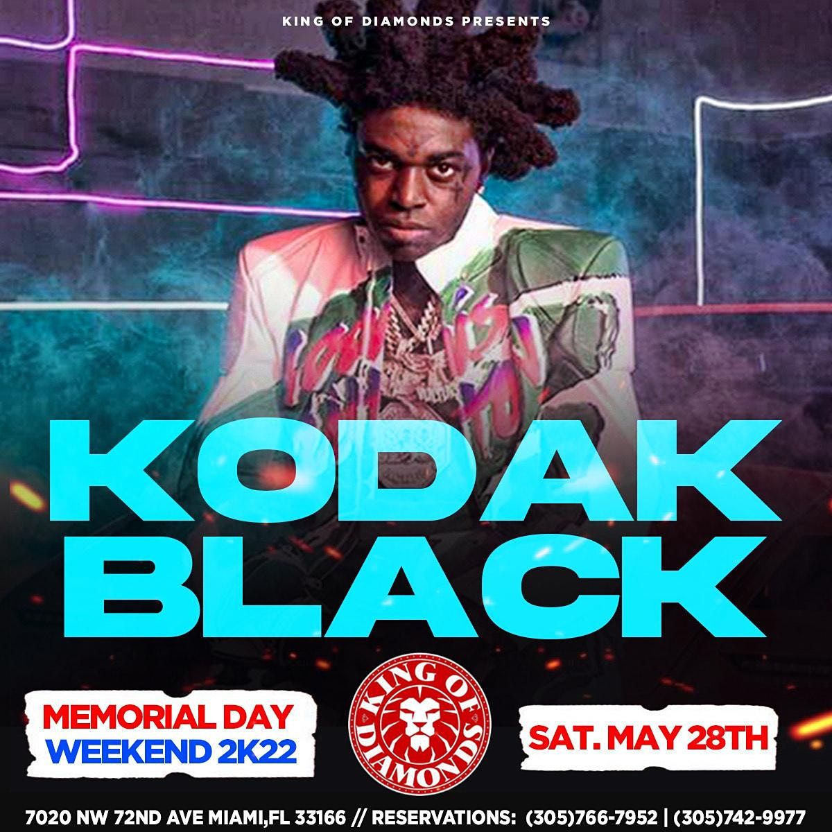 Kodak Black ♤ MDW ♤ King Of Diamonds | Babylon Miami Night Club | May 28 to  May 29