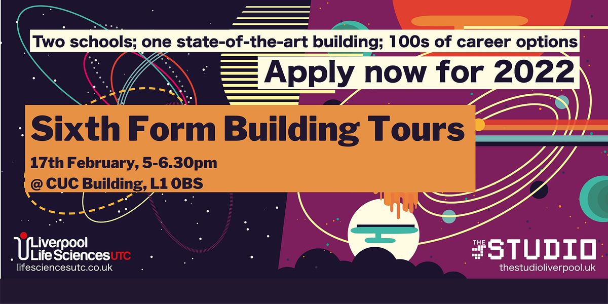Life Sciences UTC & The Studio Sixth Form Building Tours CUC building