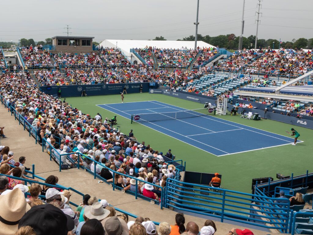 Cincinnati Open Grandstands at Grandstand Court at Lindner Family