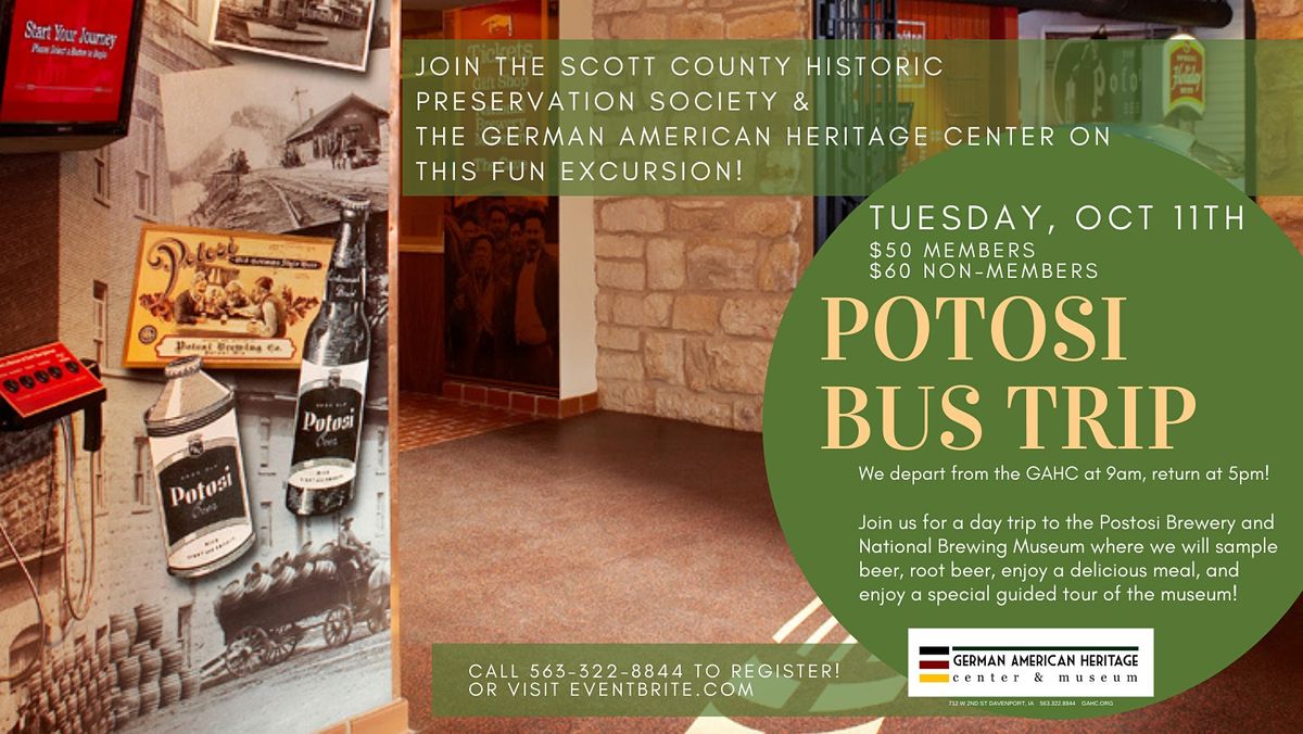 Potosi, WI Bus Trip German American Heritage Center & Museum