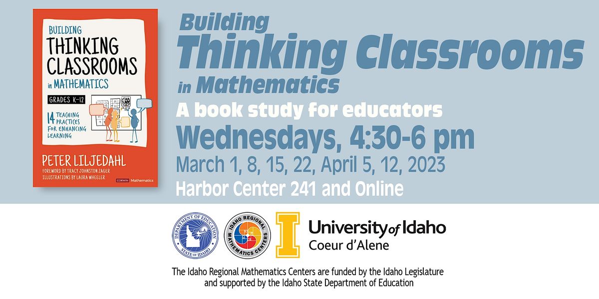 BOOK STUDY: Building Thinking Classrooms in Mathematics | University of ...