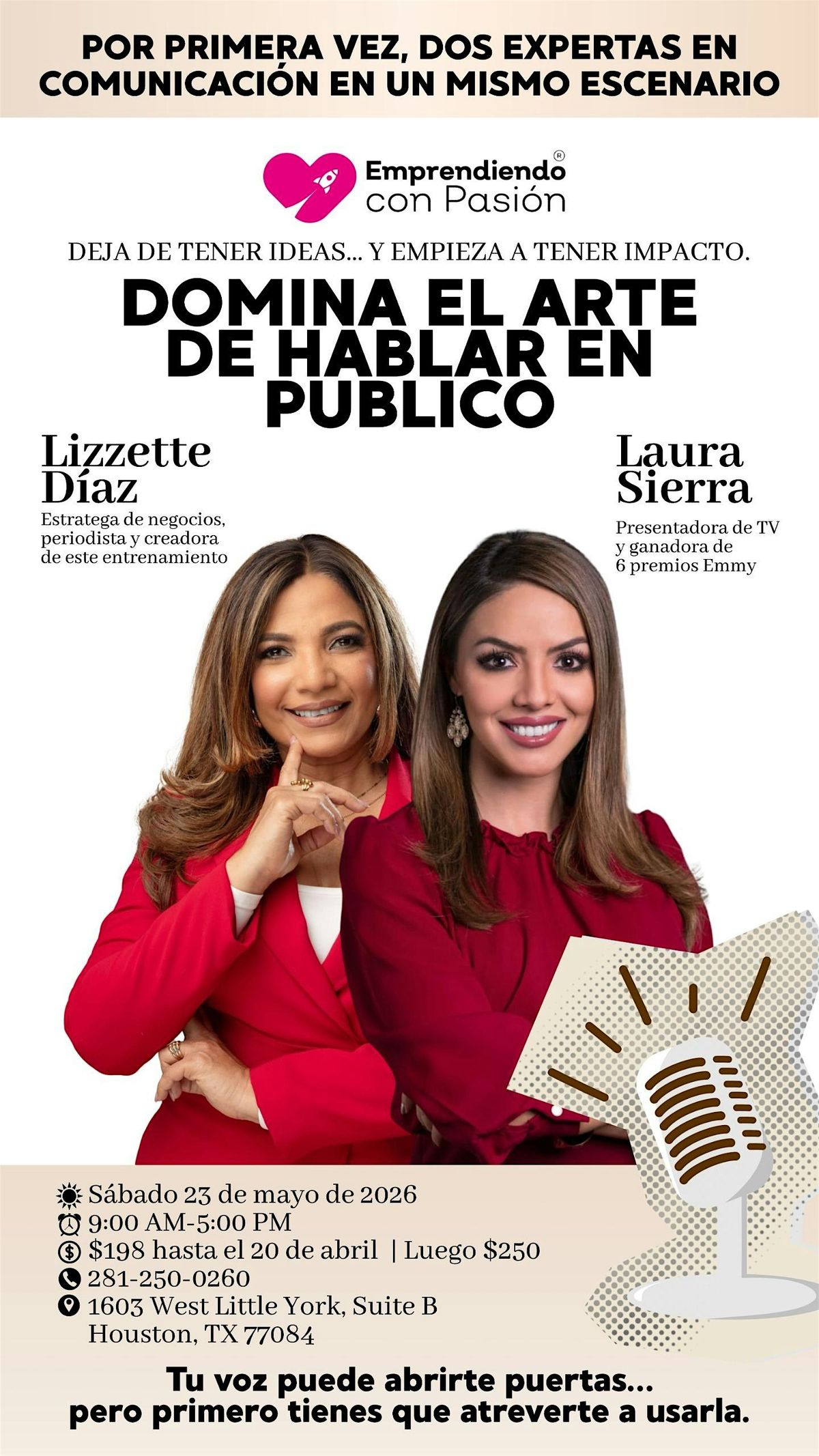 Domina el arte de hablar en p\u00fablico
