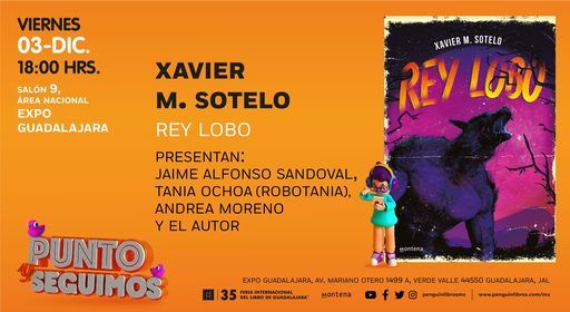 Presentación del libro Rey Lobo | Expo Guadalajara | December 3, 2021