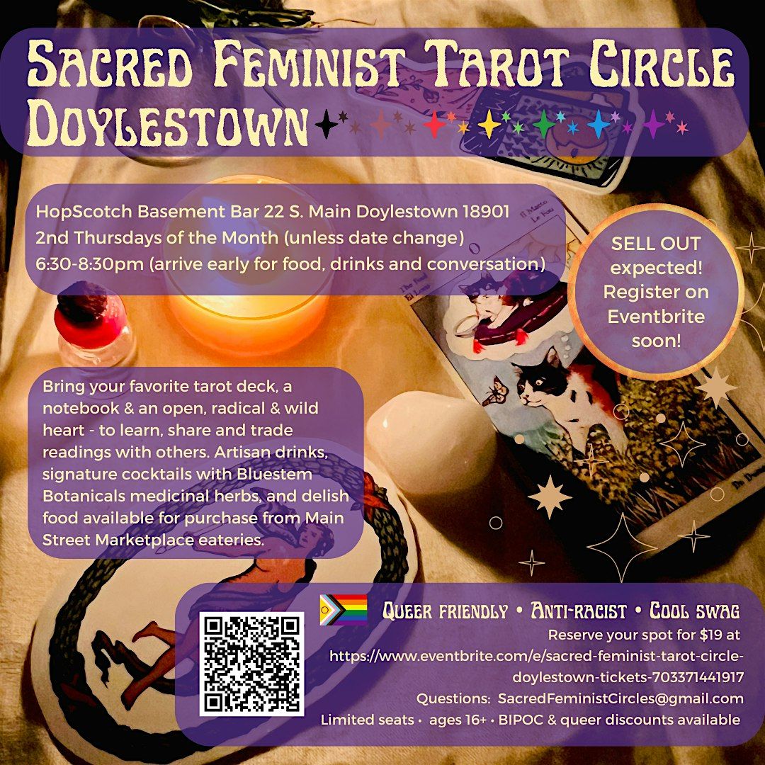 Sacred Feminist Tarot Circle \u2022 Doylestown