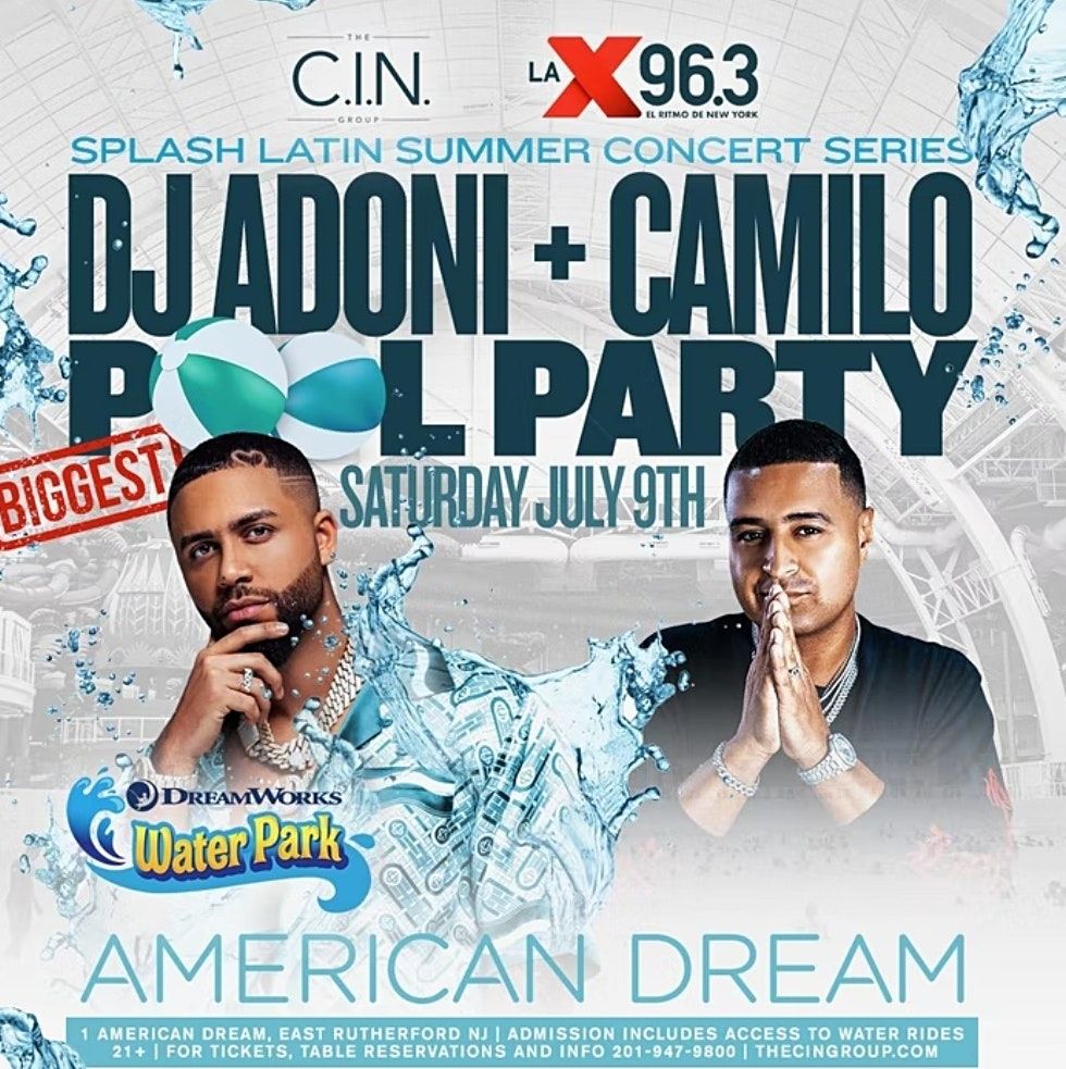 (TICKETS SALE) X96.3 Pool Party At American Dream | American Dream ...