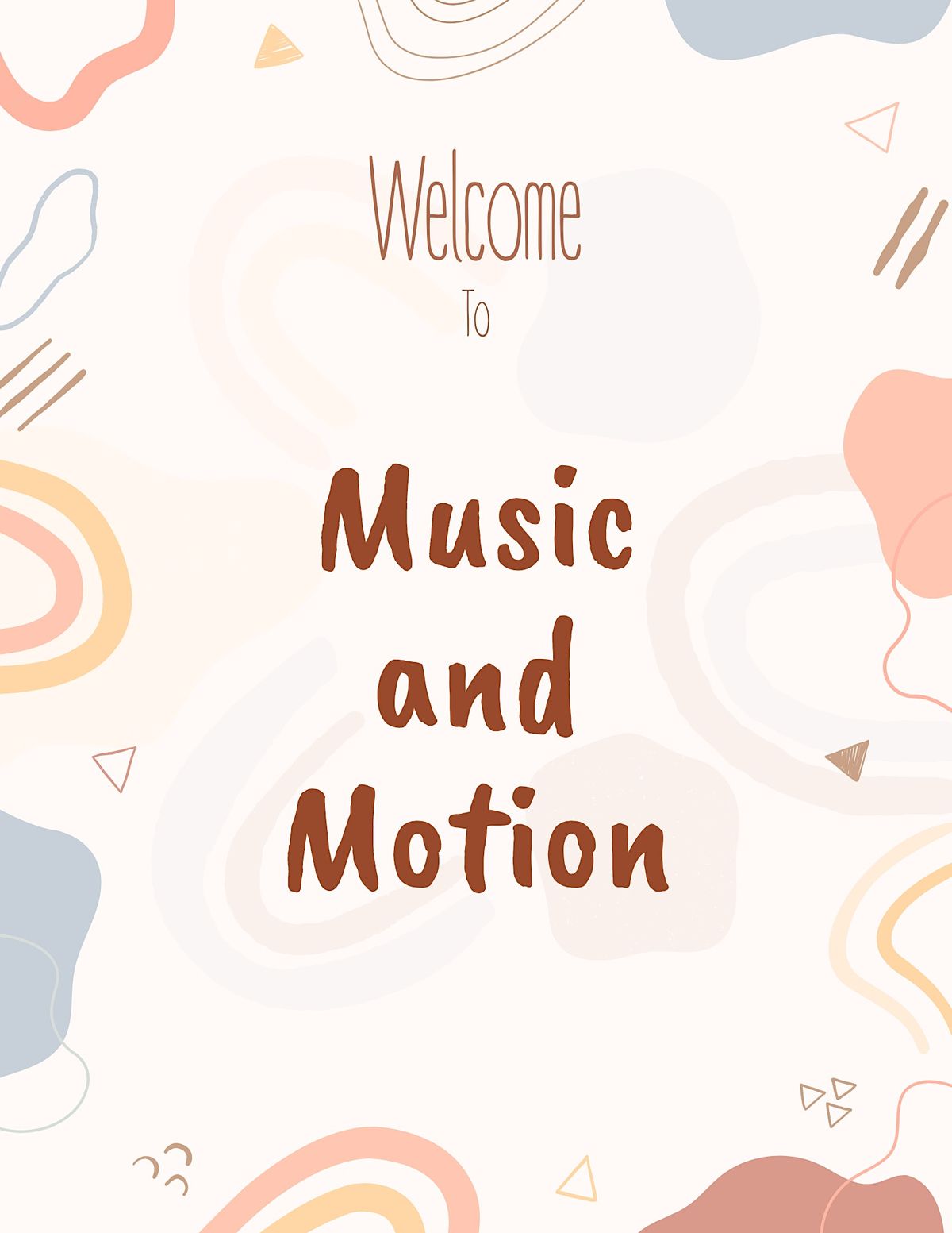 Face to Face Music and Motion Group at Play Studio