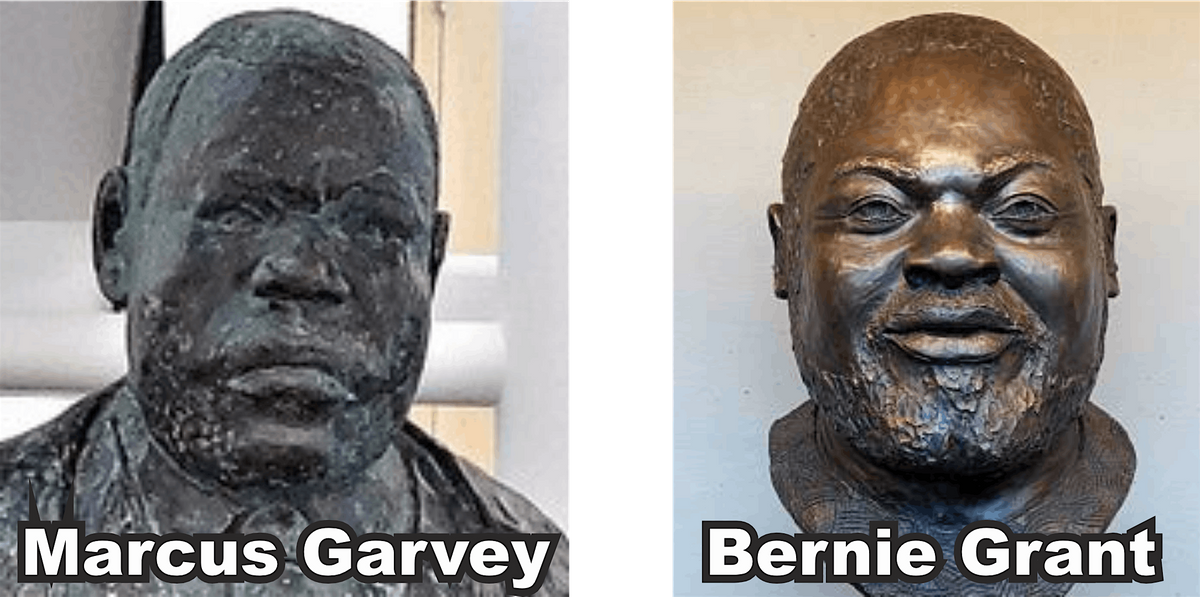 MARCUS GARVEY TO BERNIE GRANT BLACK POWER RITUAL HARINGEY TOTTENHAM N15
