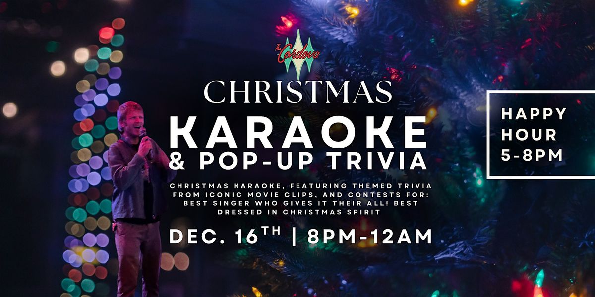 Christmas Karaoke & Pop-Up Trivia!