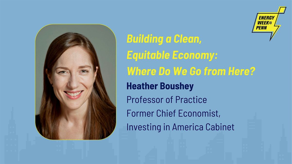 Building a Clean, Equitable Economy: Where Do We Go from Here?