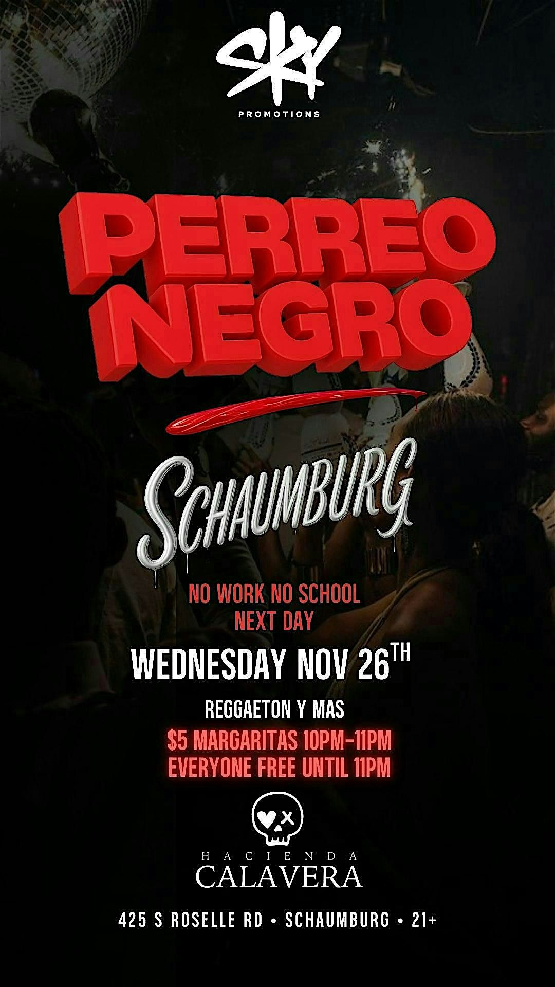 Perreo Negro (Black Wednesday) @ Schaumburg