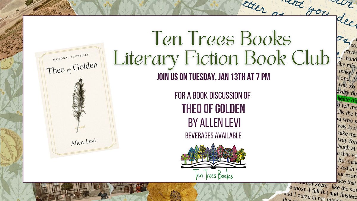Literary Book Club at Ten Trees Books in Natick