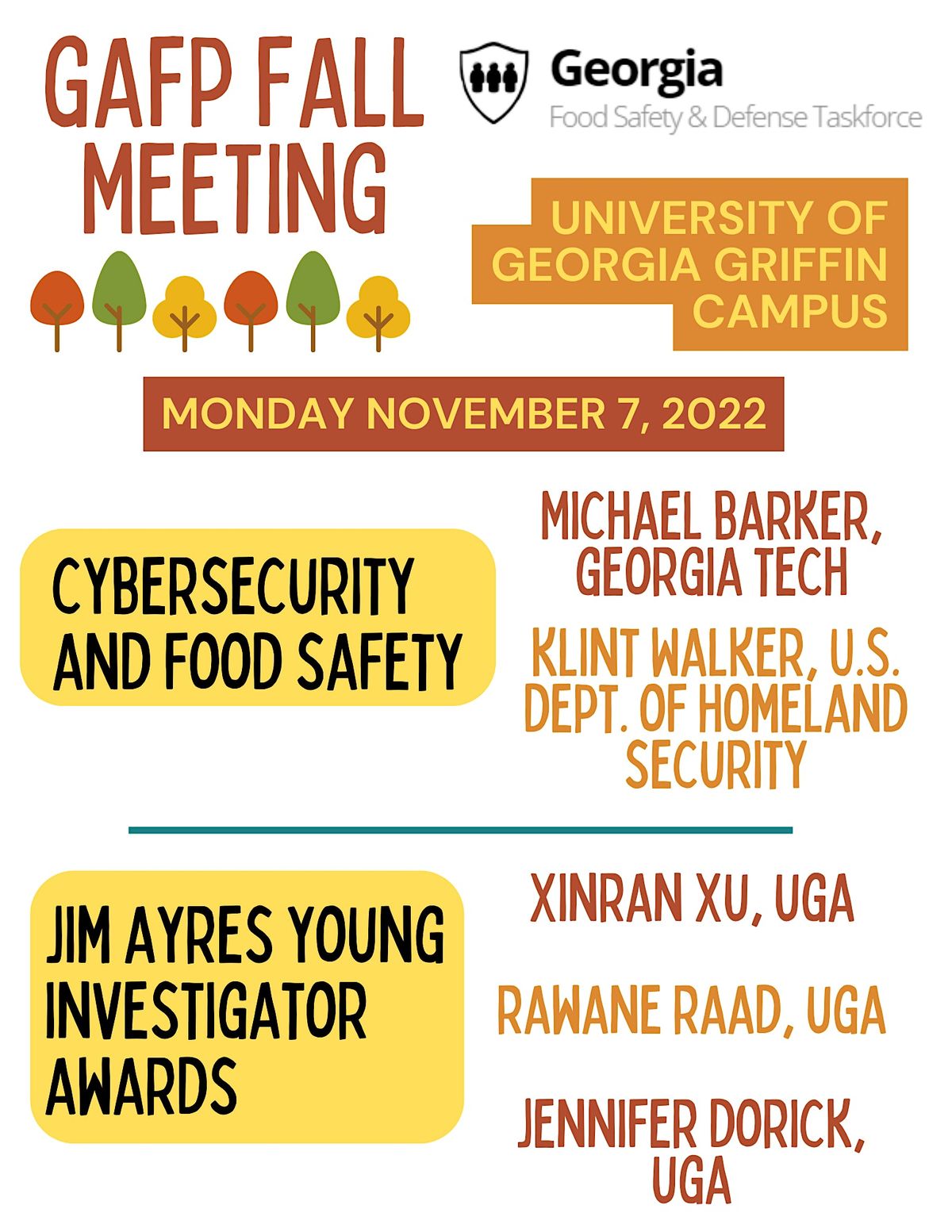 GAFP and GFSDT Fall Meeting Cybersecurity and Food Safety 104