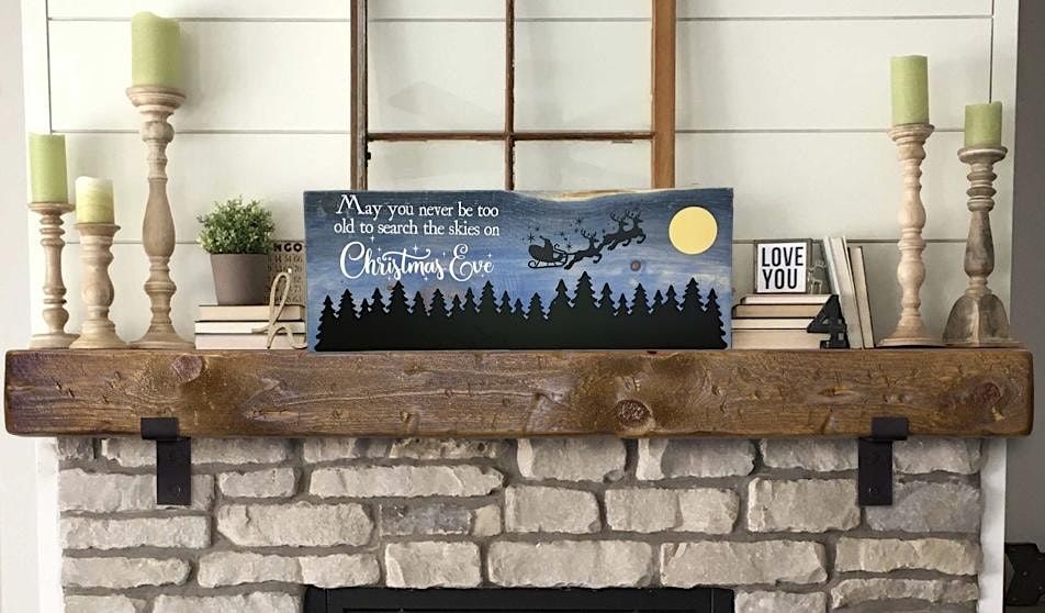 DIY Whimsical Christmas Eve Wood Sign at Creekside Nursery & Garden ...