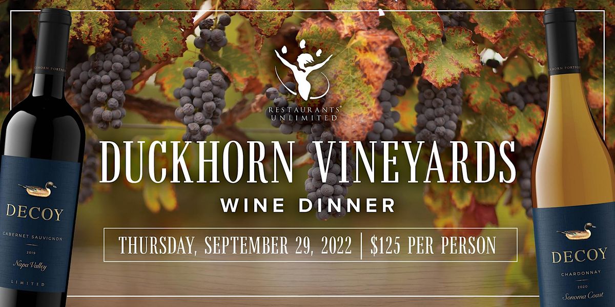 Kincaid's St Paul - Duckhorn Vineyards Wine Dinner