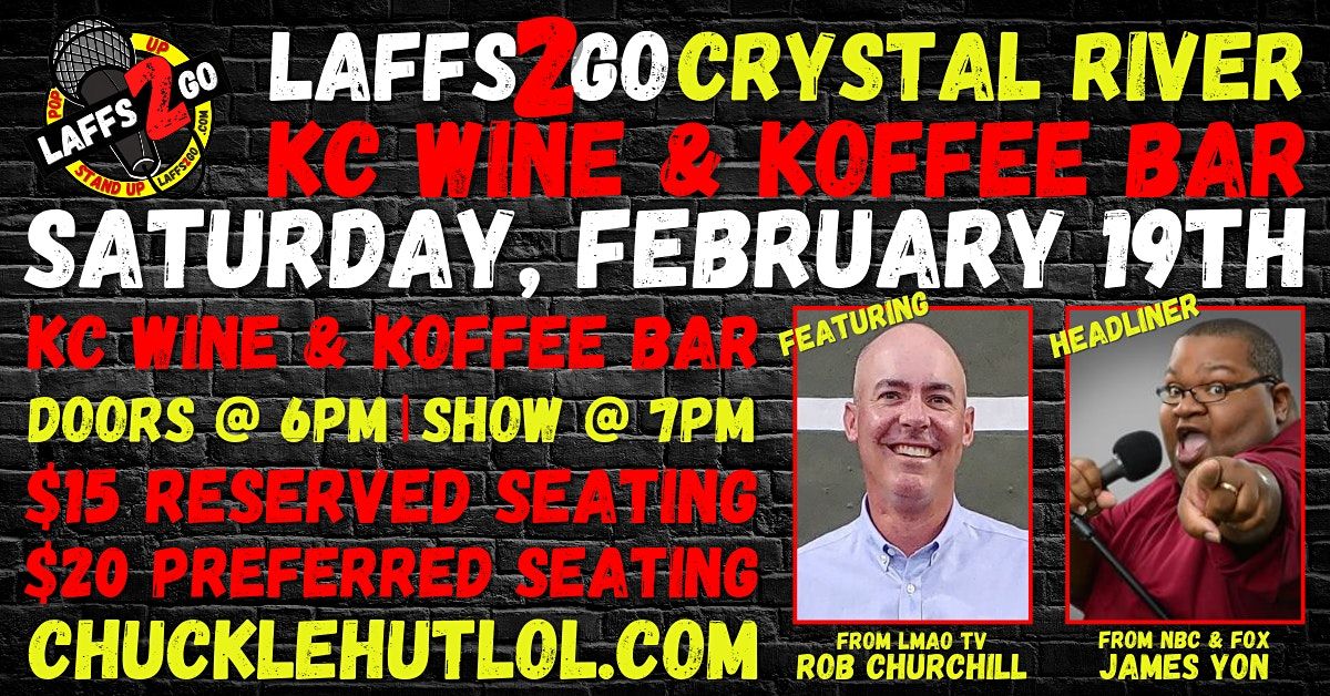 From FOX & NBC James Yon LIVE at KC Wine & Koffee Bar (VIP SEATING