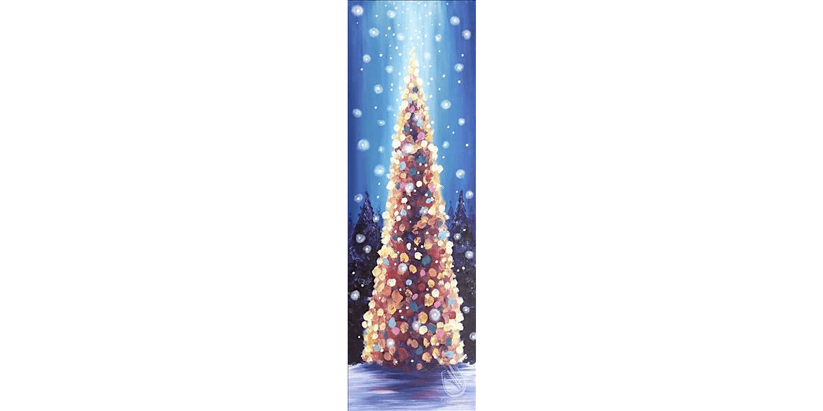 Sparkling Christmas Lights - Paint and Sip in New Braunfels | Classpop!\u2122