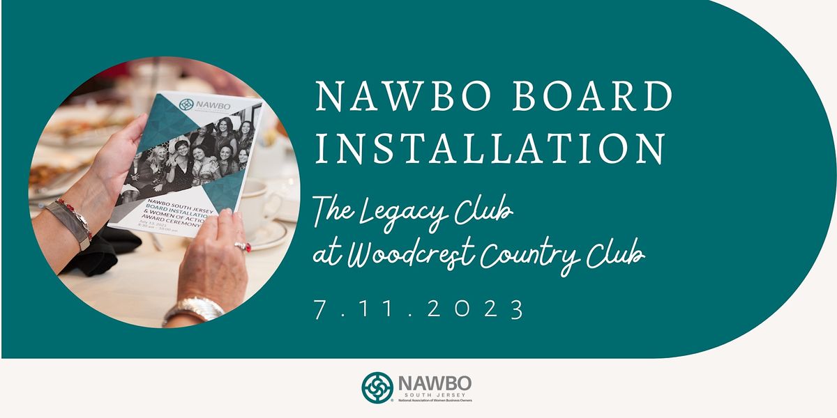 20232024 Board Installation The Legacy Club at Woodcrest, Cherry