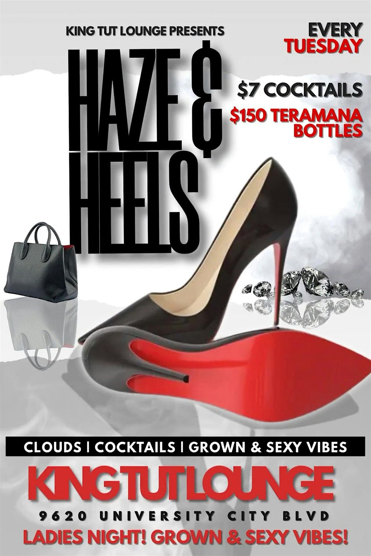 Haze & Heels Tuesdays at King Tut Lounge: Dress to Impress! R&B Soul Vibes