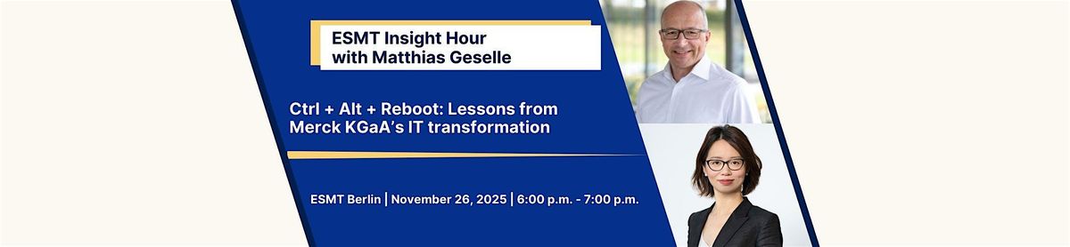 Ctrl + Alt + Reboot: Lessons from Merck KGaA\u2019s IT transformation