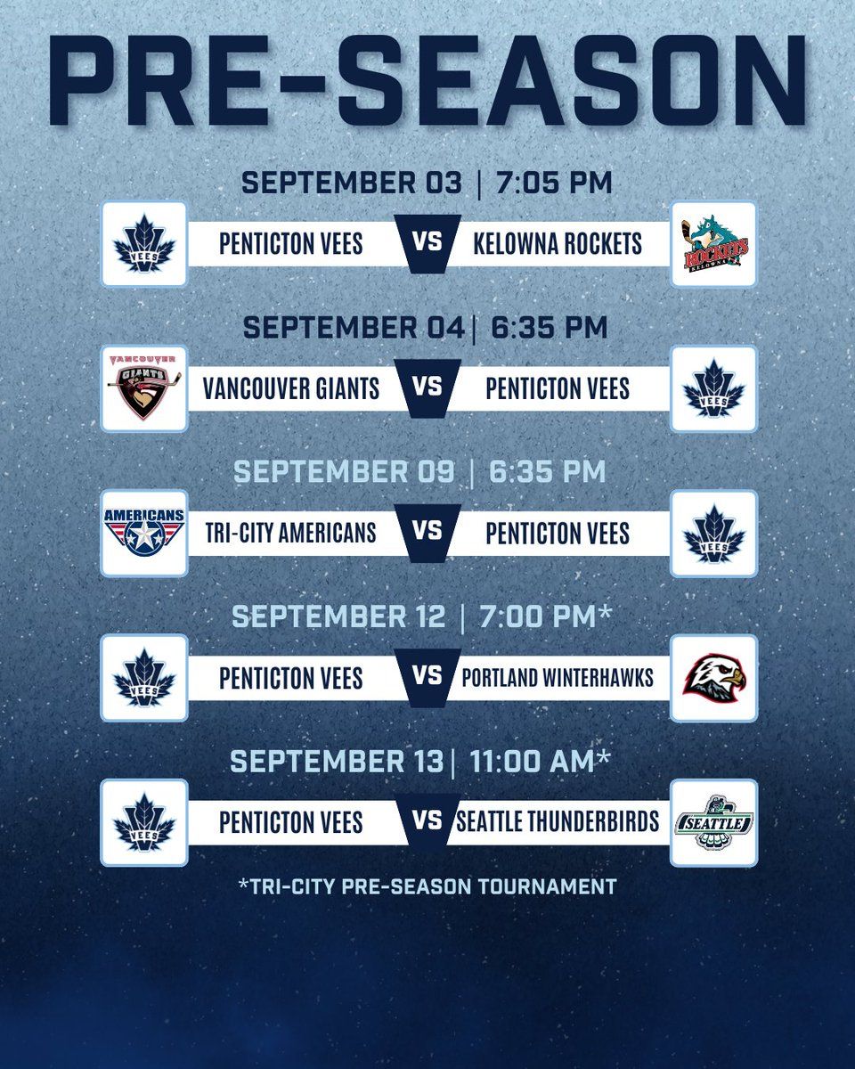 Tri-City Americans vs. Penticton Vees