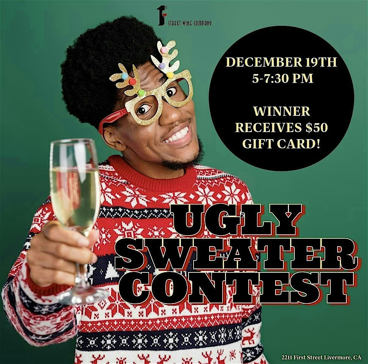 Ugly Sweater Contest - Winner Receives $50 Gift Card!
