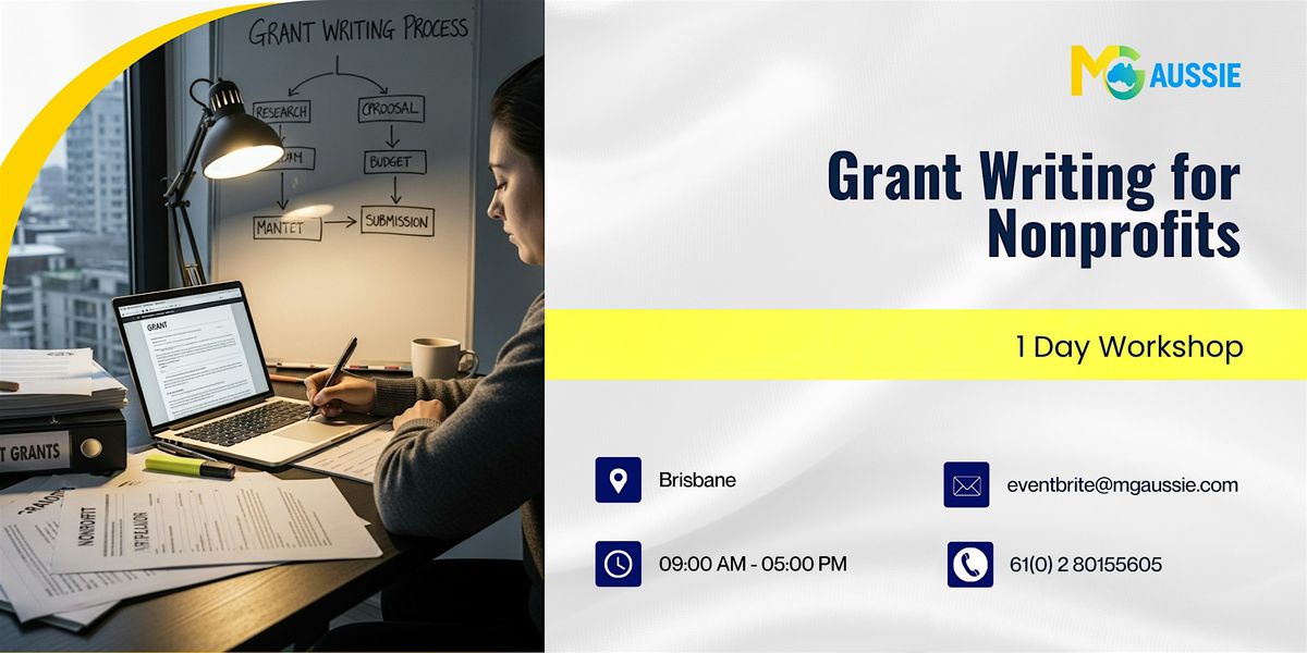 Grant Writing for Nonprofits: 1 Day Workshop in Brisbane