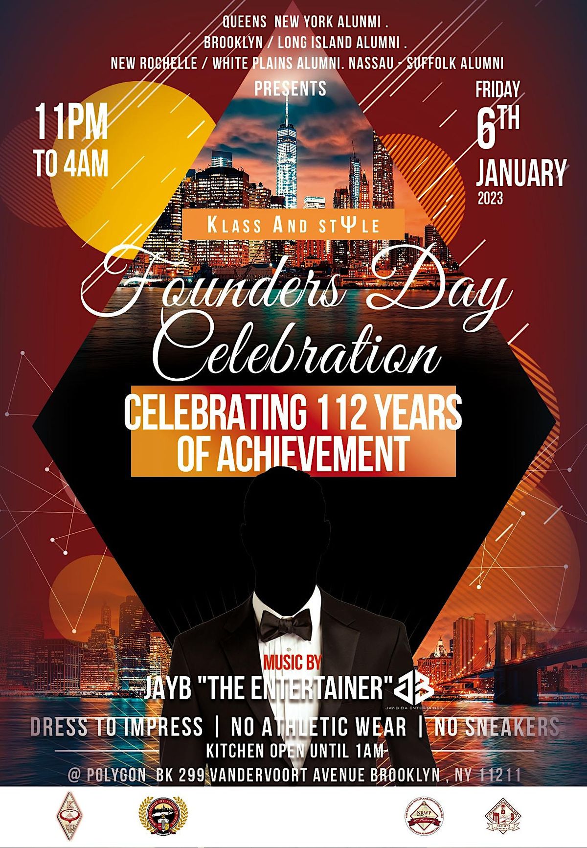 KLASS AND STYLE #J5 FOUNDERS DAY 2023 at POLYGON BK, BROOKLYN on 6th ...