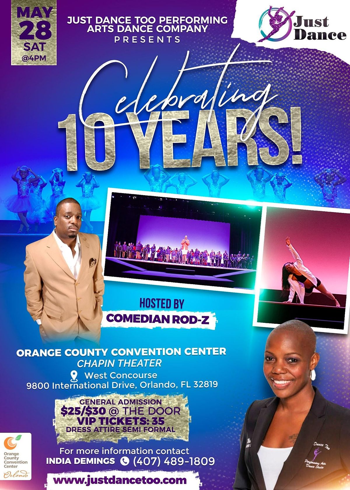 Just Dance Too Celebrating 10 Years of Dance | Orange County Convention ...