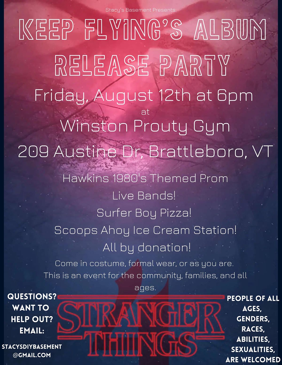 Stranger Things Prom- Keep Flying Album Release Party! at Winston ...