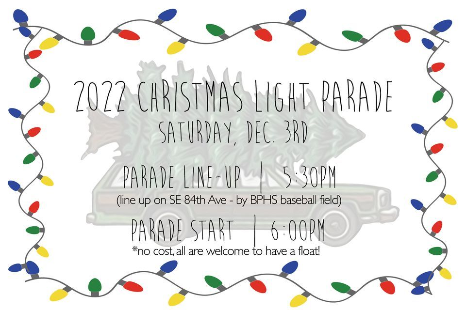 2022 Christmas Light Parade Blooming Prairie SE 84th Ave, Blooming