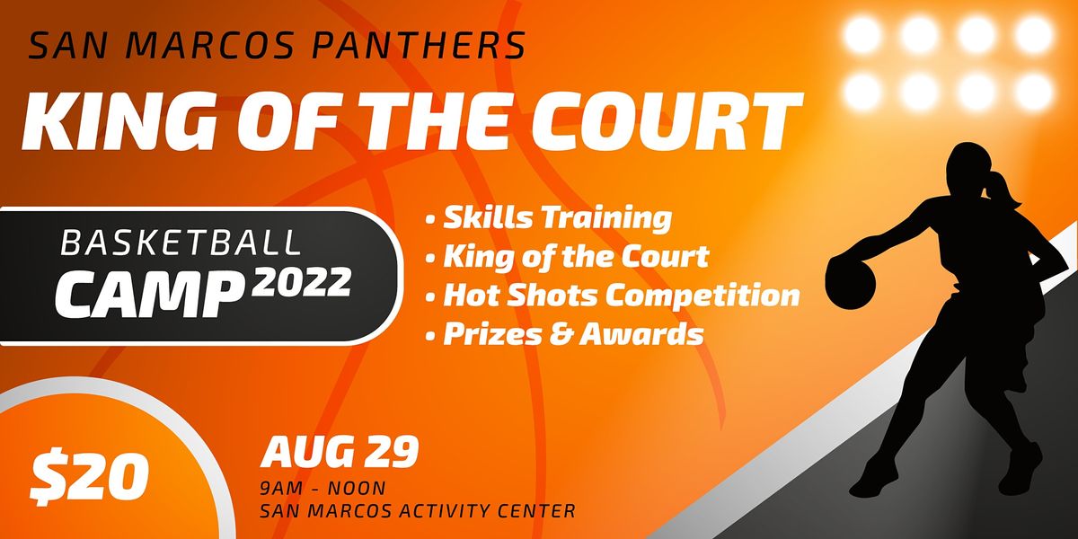 Panthers King of the Court Basketball Camp 501 E Hopkins St, San