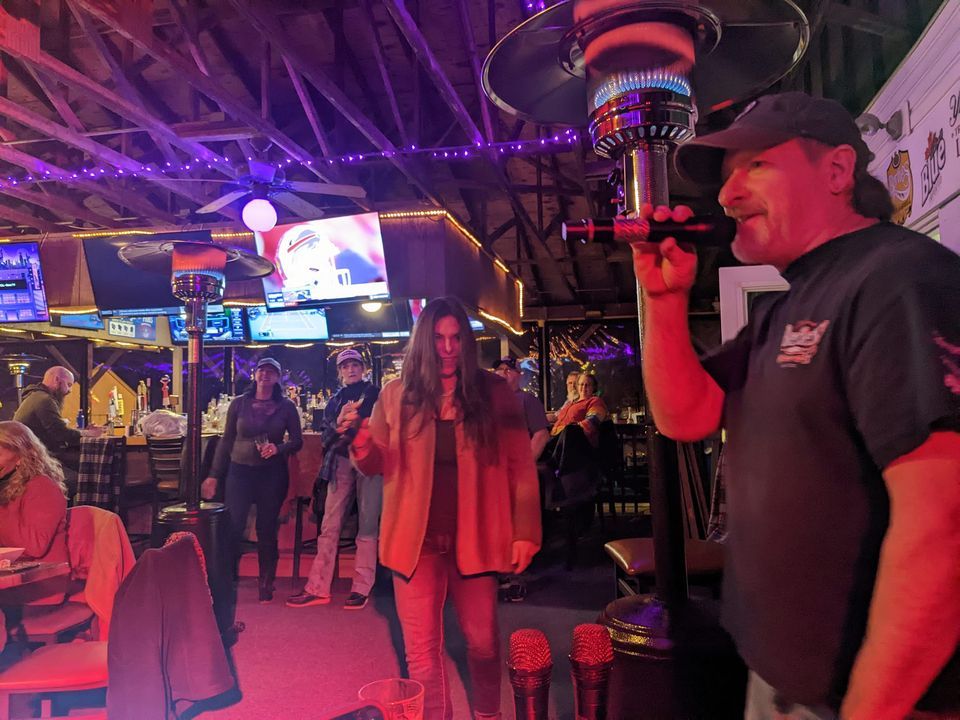 Karaoke with Angie of KaMOTION The New Bertie’s Inn, Exeter Township