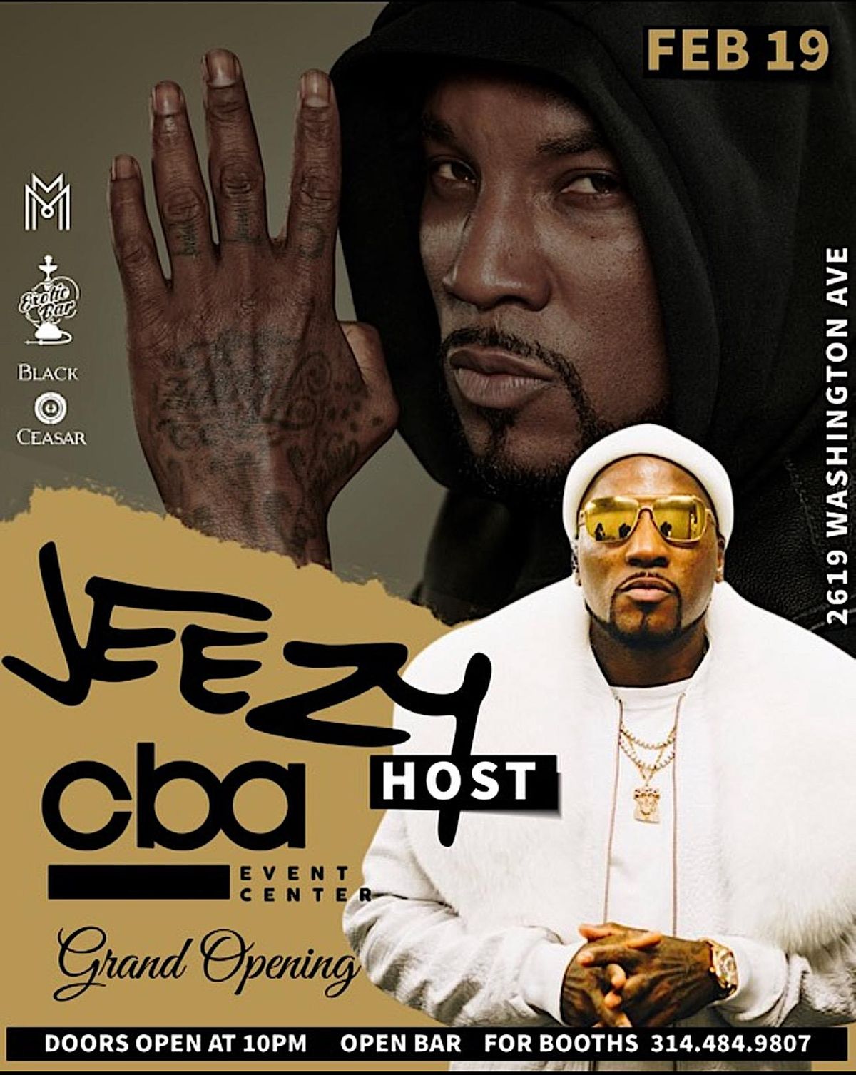Jeezy Hosting Concert Afterparty at CBA Event Center