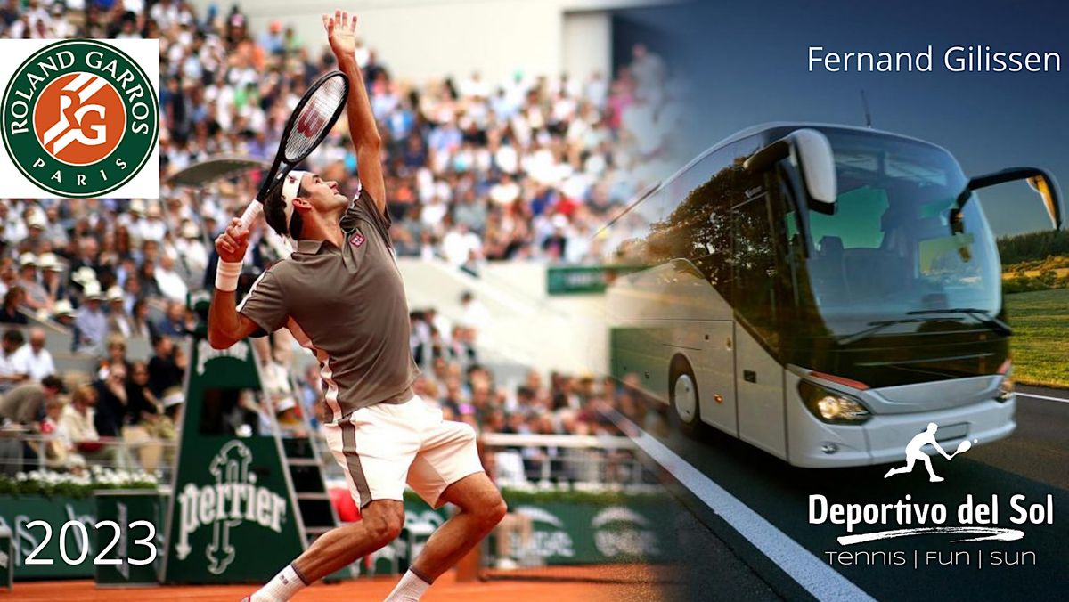 Roland Garros 2023 busreis en ticket | Roland Garros Stadium, Paris, IL