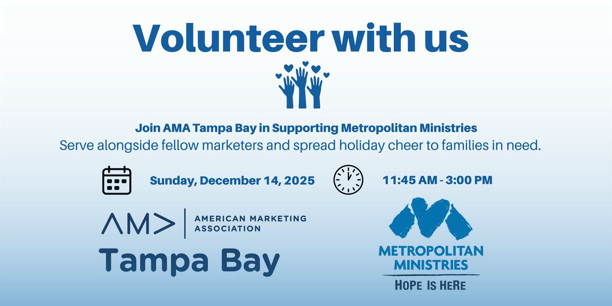 AMA Give Back: Volunteer Event