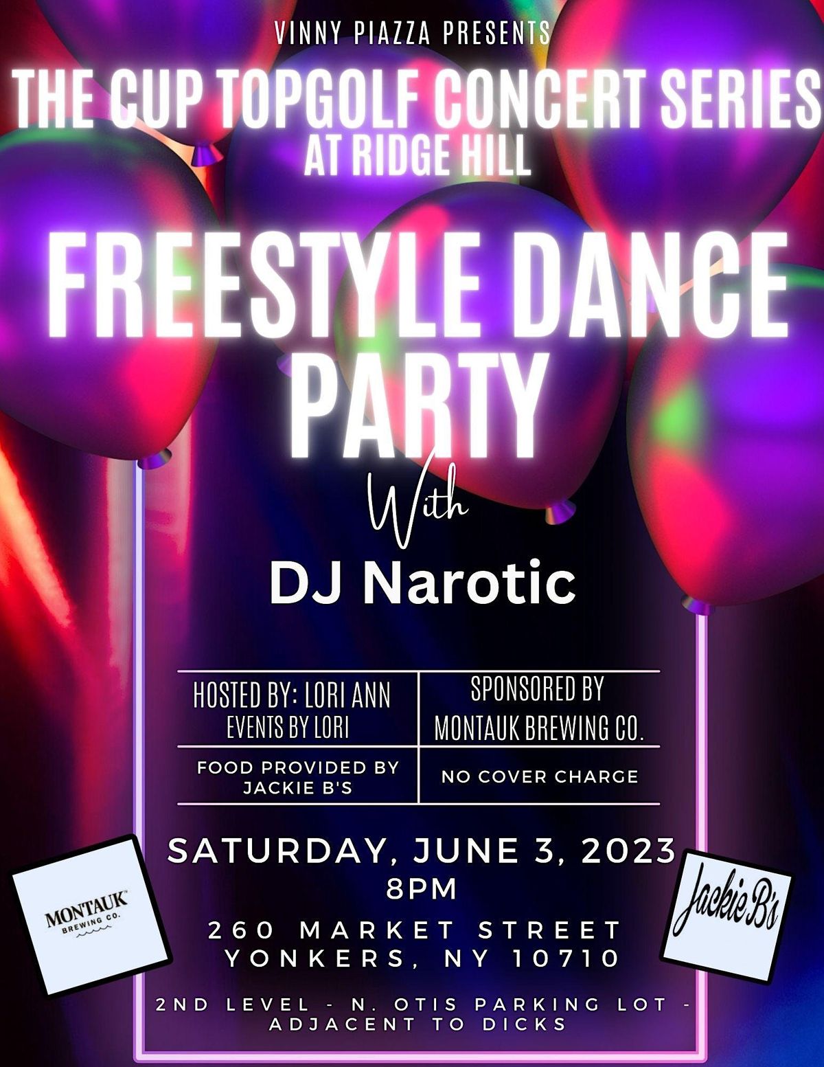 Top Golf Presents - Freestyle Dance Party!! @ The Cup Sports, Ridge  Hill