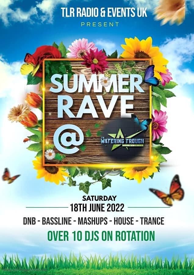 Summer Rave G Summer Rave @ The Watering Trough - WALSALL at The Watering Trough ...