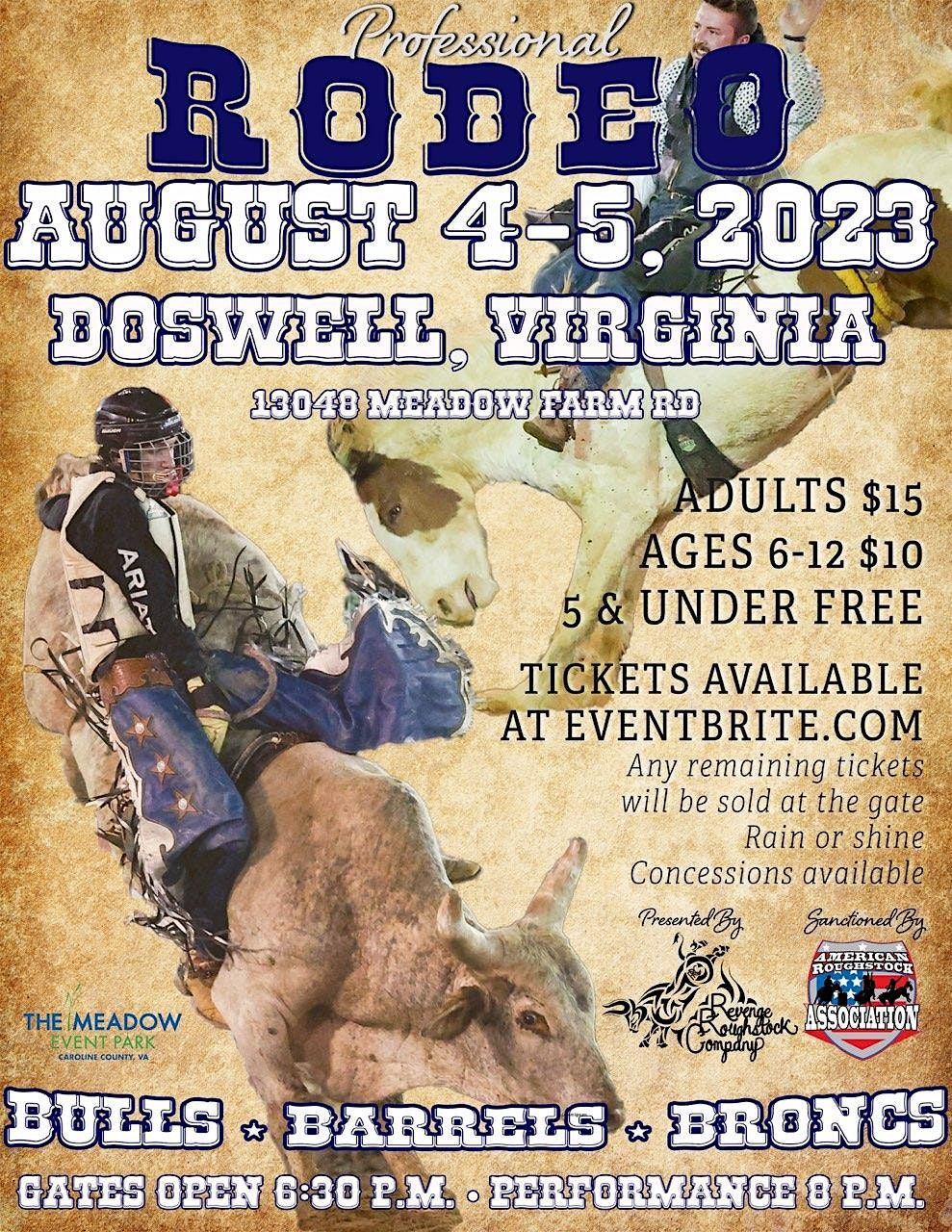 Pro Rodeo Doswell VA Bulls Broncs And Barrels 2023 At The Meadow pro-rodeo-doswell-va-bulls-broncs-and-barrels-2023-at-the-meadow