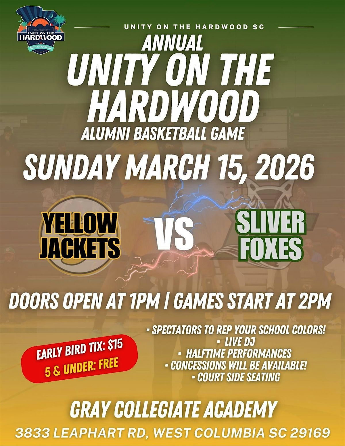 Unity on the Hardwood SC: Griffins vs Cyclones