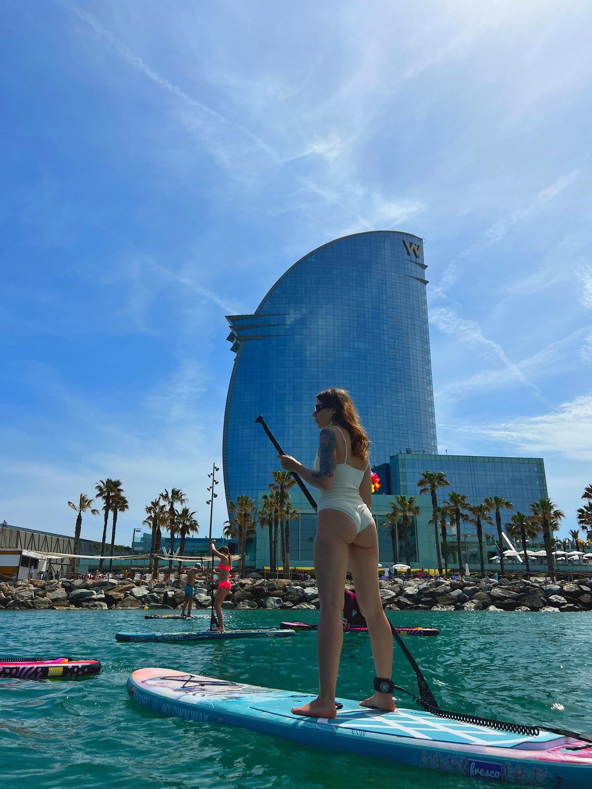 Sunrise on stand board paddle Sup + Breakfast