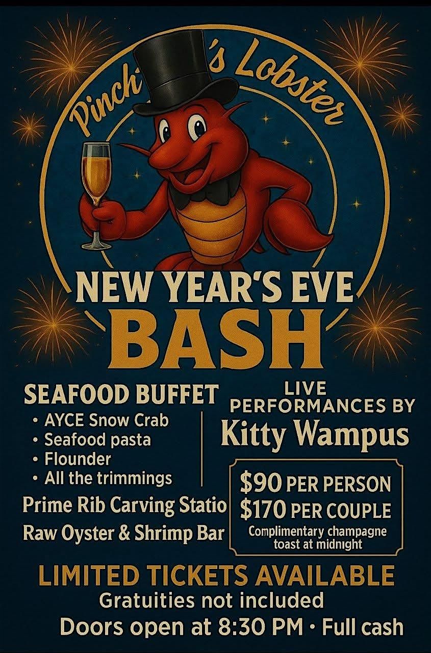 New Years EVE Pinchy\u2019s Celebration
