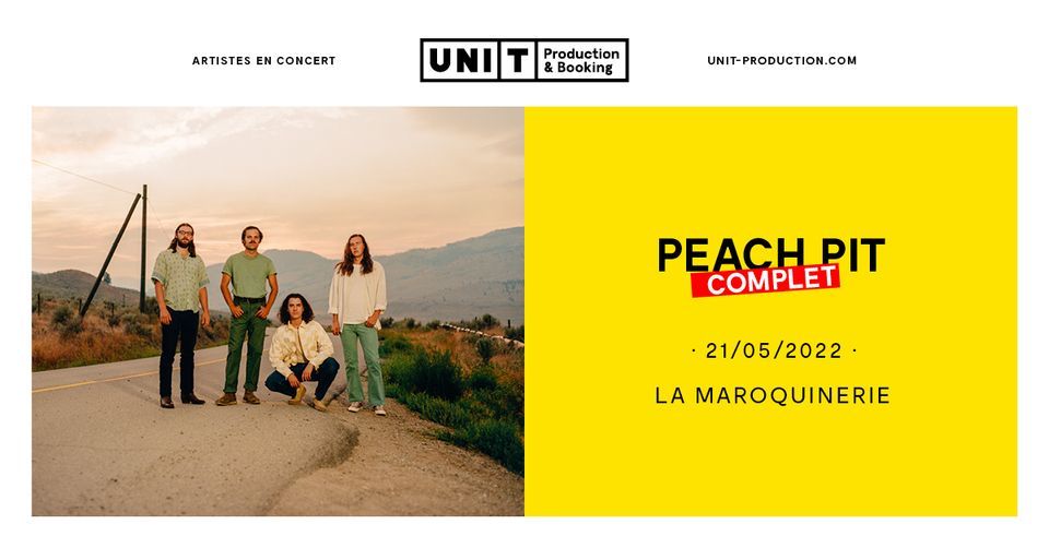 COMPLET ! Peach Pit en concert \u00e0 La Maroquinerie - Paris