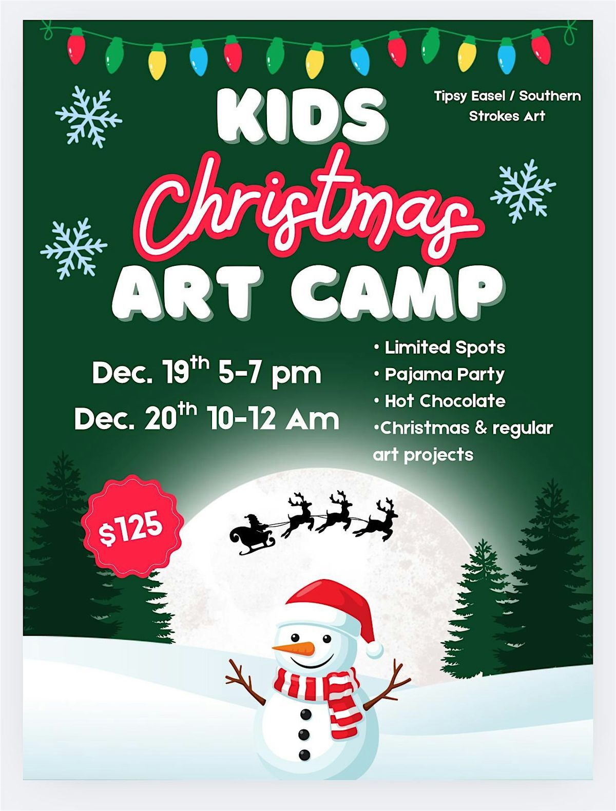 Kids Christmas Art Camp