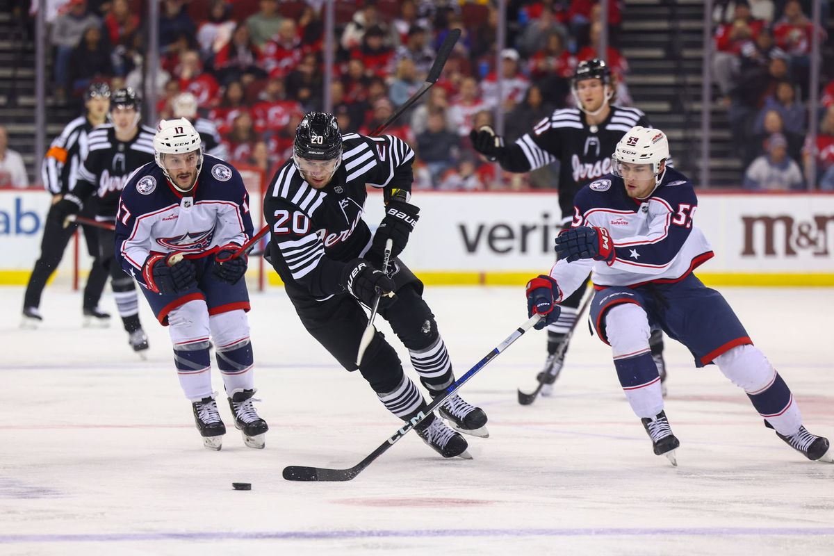 Columbus Blue Jackets at New Jersey Devils at Prudential Center