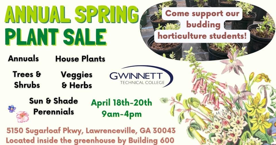 Spring Plant Sale at Technical College Technical