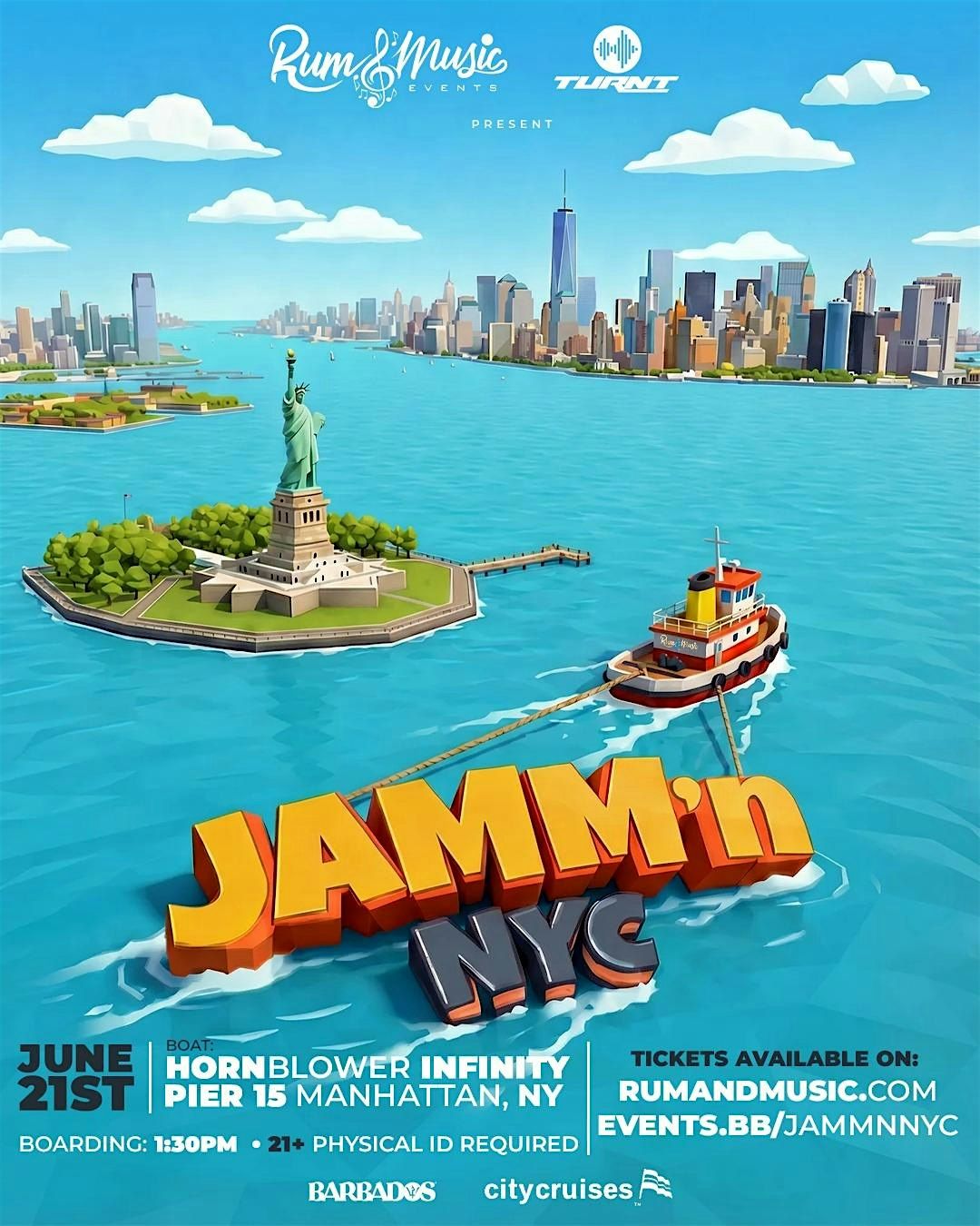 JAMM'N NYC - Rum and Music Events & Turnt Barbados