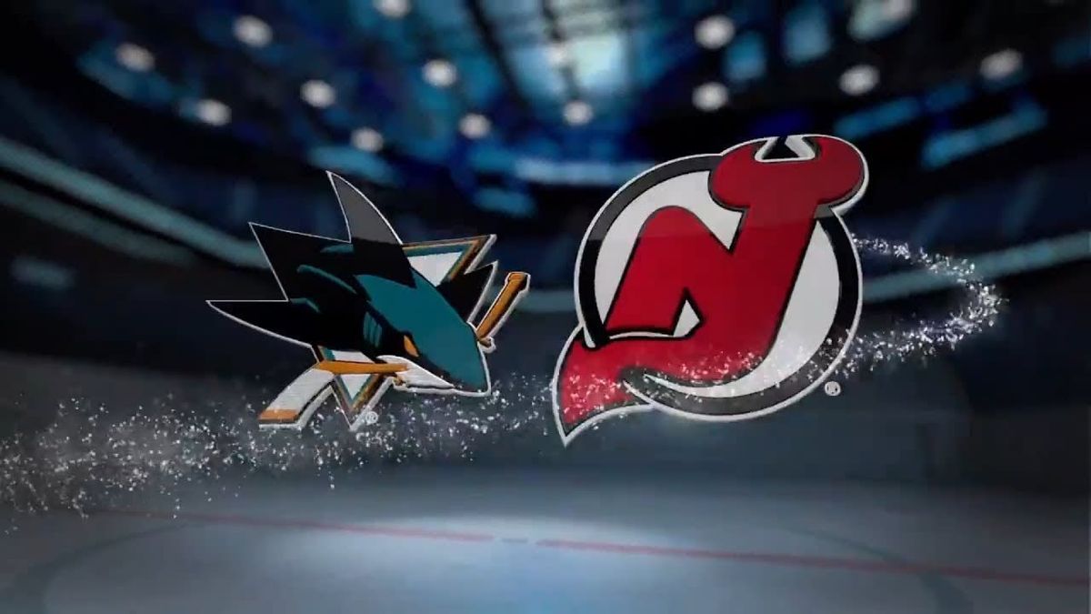 San Jose Sharks at New Jersey Devils at Prudential Center