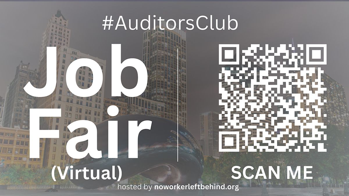 #AuditorsClub Virtual Job Fair \/ Career Expo Event #Chicago #ORD